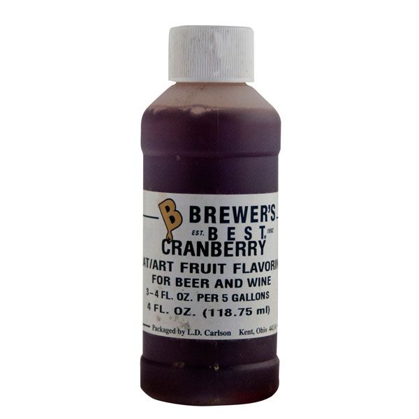 Cranberry Flavoring, 4 fl oz.